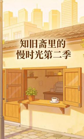 短剧《知旧斋里的慢时光第二季》海报