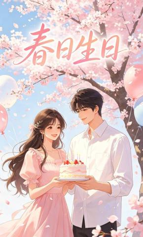 短剧《春日生日》海报
