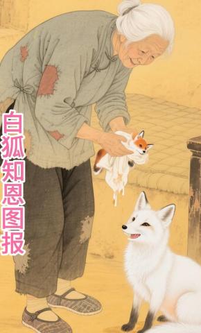 短剧《白狐知恩图报》海报