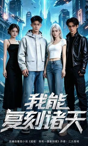 短剧《我能复刻诸天》海报
