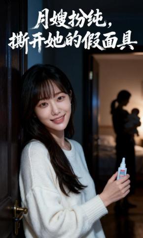 短剧《月嫂扮纯，撕开她的假面具》海报