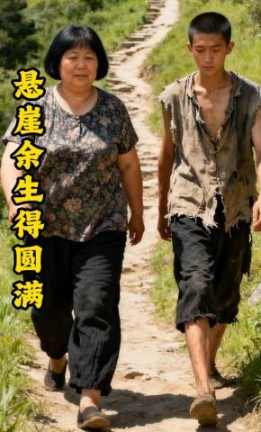 短剧《悬崖余生得圆满》海报