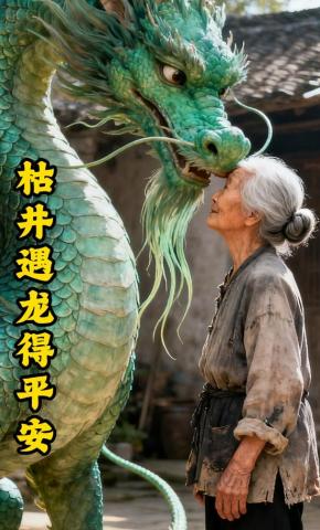 短剧《枯井遇龙得平安》海报