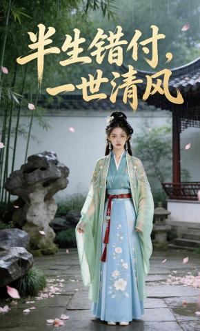 短剧《半生错付，一世清月》海报