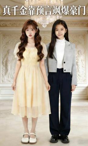 短剧《真千金靠预言飒爆豪门》海报