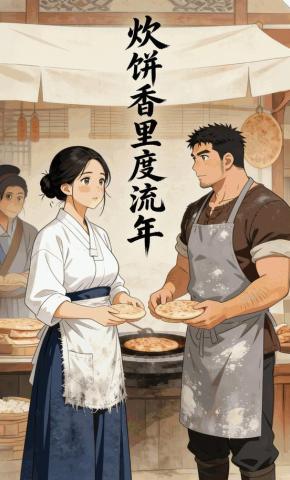 短剧《炊饼香里度流年》海报