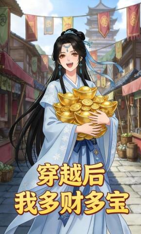 短剧《穿越后，我多财多宝》海报