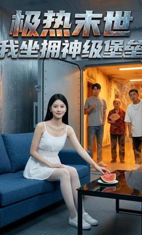 短剧《极热末世：我坐拥神级堡垒》海报