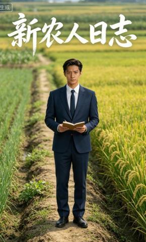 短剧《新农人日志》海报