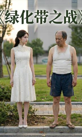 短剧《绿化带之战》海报