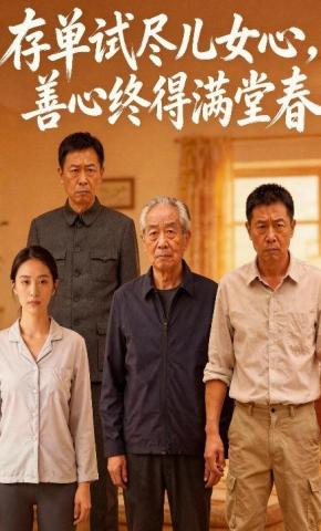 短剧《存单试尽儿女心，善心终得满堂春》海报