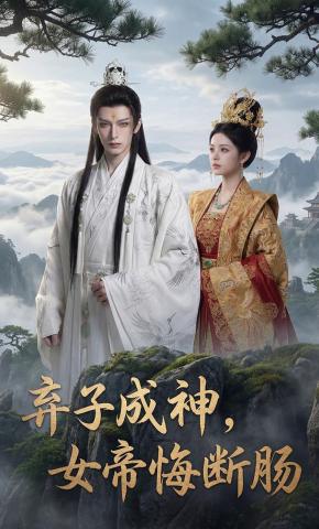 短剧《弃子成神，女帝悔断肠》海报