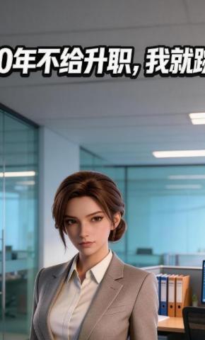 短剧《10年不给升职，我就跳》海报