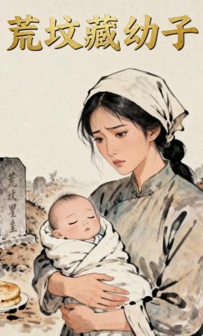 短剧《荒坟藏幼子》海报