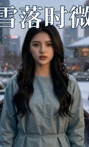 短剧《雪落时微》海报