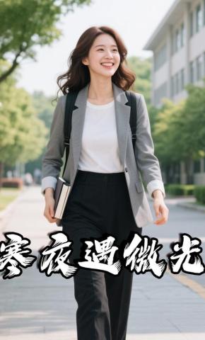 短剧《寒夜遇微光》海报