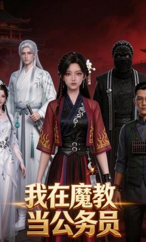 短剧《我在魔教当公务员》海报