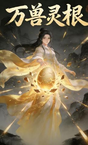 短剧《万兽灵根》海报