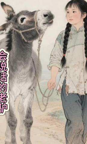 短剧《会说话的老驴》海报