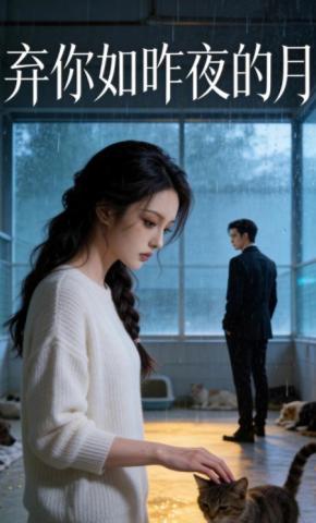 短剧《弃你如昨夜的月》海报