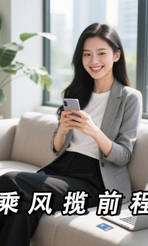 短剧《乘风揽前程》海报