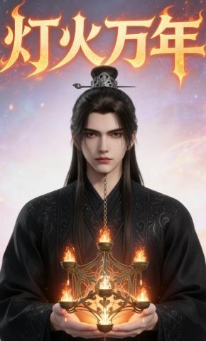 短剧《灯火万年》海报