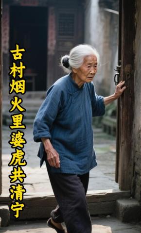 短剧《古村烟火里婆虎共清宁》海报