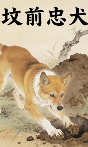 短剧《坟前忠犬》海报