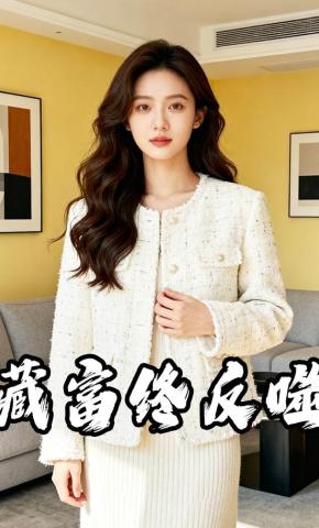 短剧《藏富终反噬》海报