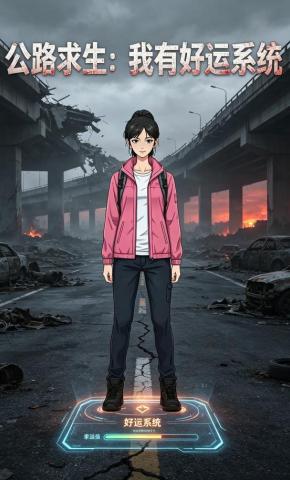 短剧《公路求生：我有好运系统》海报