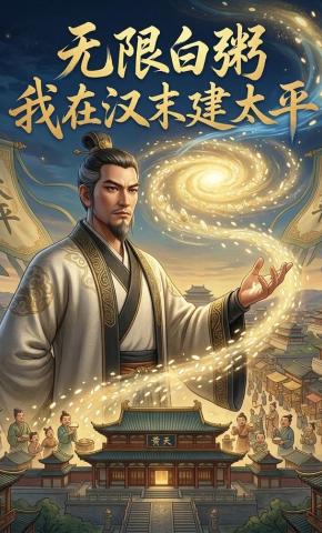 短剧《无限白粥，我在汉末建太平》海报