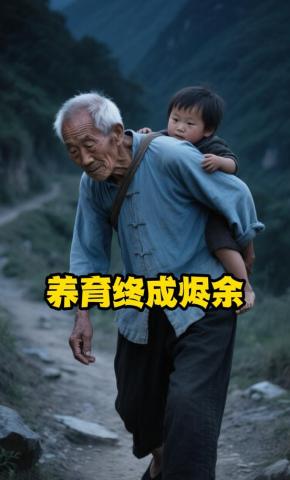 短剧《养育终成烬余》海报