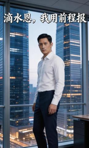 短剧《滴水恩，我用前程报》海报