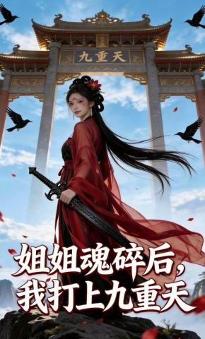 短剧《姐姐魂碎后，我打上九重天》海报