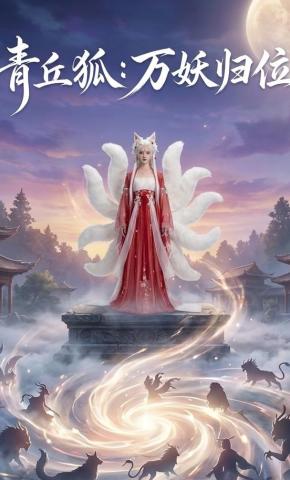 短剧《青丘狐：万妖归位》海报