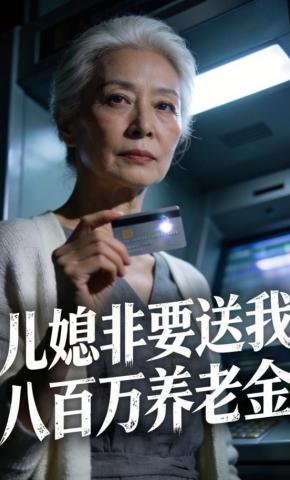 短剧《儿媳非要送我八百万养老金》海报
