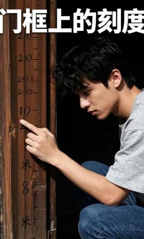 短剧《门框上的刻度》海报