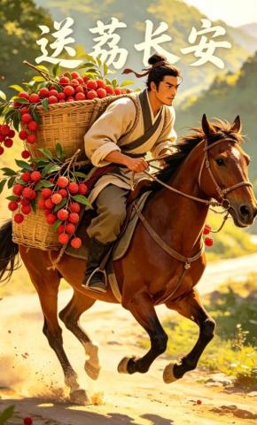 短剧《送荔长安》海报