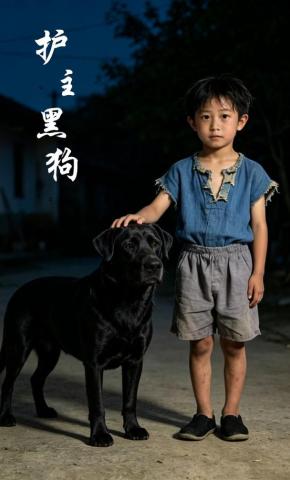 短剧《护主黑狗》海报