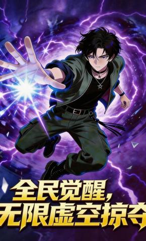 短剧《全民觉醒，无限虚空掠夺》海报