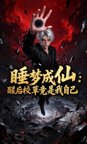 短剧《睡梦成仙：醒后校草竟是我自己》海报