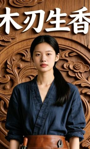 短剧《木刃生香》海报