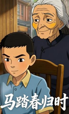 短剧《马踏春归时》海报
