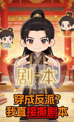 短剧《穿成反派？我直接撕剧本》海报