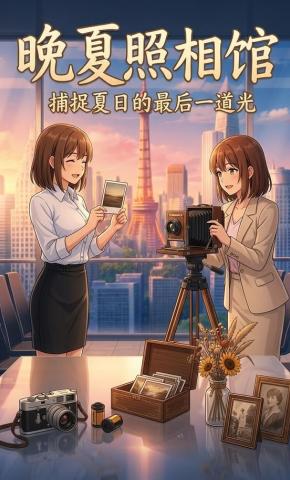 短剧《晚夏照相馆》海报