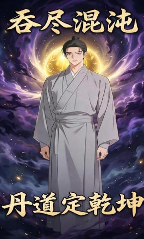 短剧《吞尽混沌，丹道定乾坤》海报