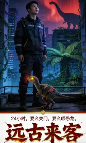 短剧《远古来客》海报