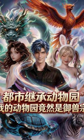 短剧《都市继承动物园，我的动物园竟然是御兽宗》海报