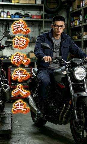 短剧《我的机车人生》海报