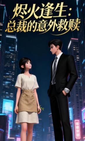 短剧《烬火逢生：总裁的意外救赎》海报